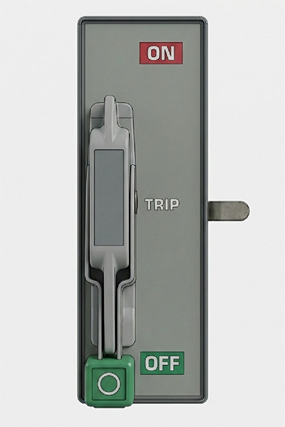 Square D Model 6 handle mechanism